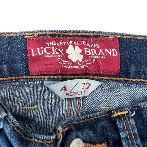 Lucky Brand Sofia Dark Rinse Boot Cut Jeans Size 4 27 - Picture 7 of 11